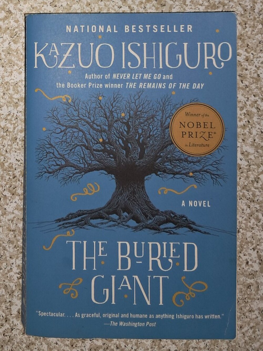 Fantasy Novel Book: The Buried Giant by Nobel Prize Winner Kazuo Ishiguro